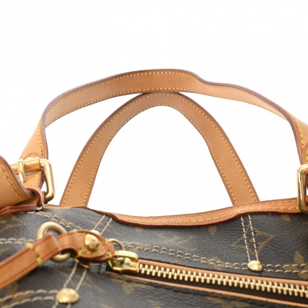 Louis Vuitton Monogram Rivet Brown Canvas Handbag - Picture 4 of 12